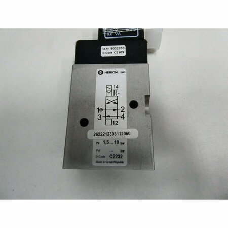 Imi Herion 120V-AC 1/4IN NPT SOLENOID VALVE 2622212303112060